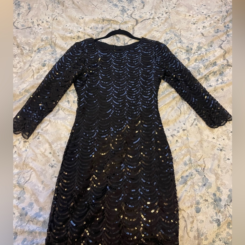 Black XS Gianni Bini Sequined Dress